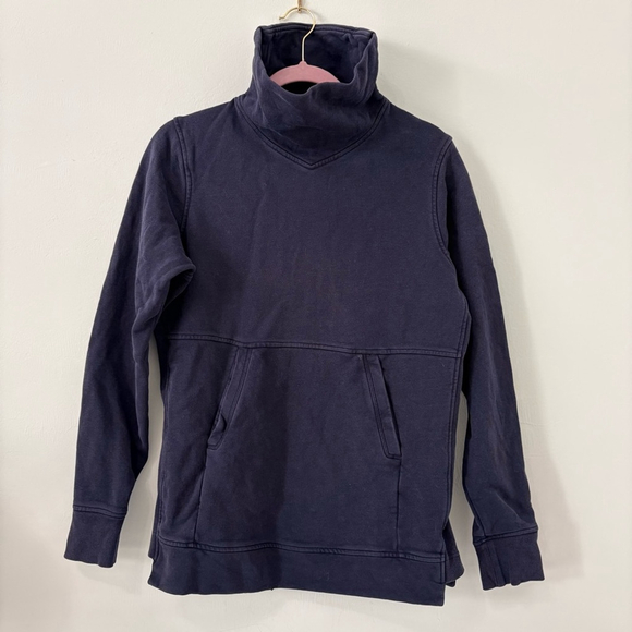 lululemon athletica Tops - Lululemon Press Pause Pullover Midnight Navy Sz 8